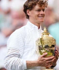 Jannik Sinner Wimbledon Mens Singles Final White Jacket