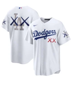 Los Angeles Dodgers KAWS MLB White Stadium Jersey