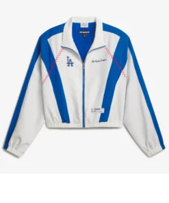 Los Angeles Dodgers Off Season MLB White Track Jacket