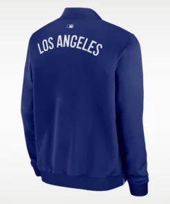 Los Angeles Dodgers x KAWS Dugout Blue Bomber Jacket