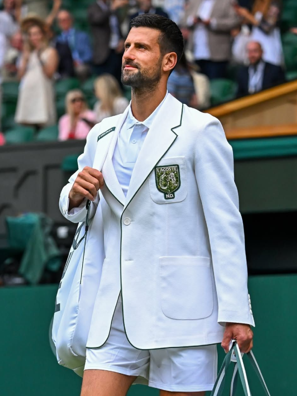 Novak Djokovic 2026 Wimbledon White Blazer