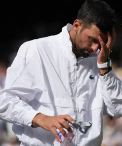 Novak Djokovic 2026 Wimbledon White Jacket