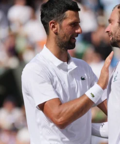 Novak Djokovic 2026 Wimbledon White Shirt