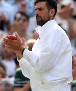 Novak Djokovic The Championships Wimbledon 2026 White Jacket