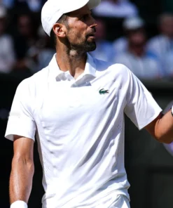Novak Djokovic The Championships Wimbledon 2026 White Shirt