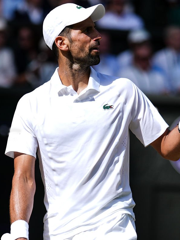 Novak Djokovic The Championships Wimbledon 2026 White Shirt