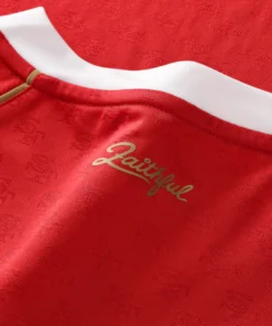 San Francisco 49ers Fanatics Football x Football 2026 Red V-Neck Fan Top