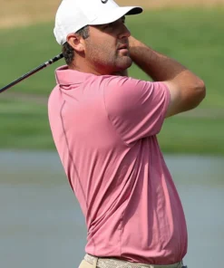Scottie Scheffler 2026 Travelers Championship Pink Shirt