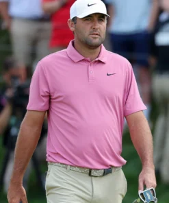 Scottie Scheffler Travelers Championship 2026 Pink Shirt