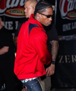 Travis Scott England Anthem Red Jacket