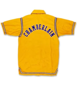 Wilt Chamberlain Lakers Warm Up Yellow Jacket