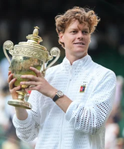 Wimbledon Mens Singles Final Jannik Sinner White Jacket