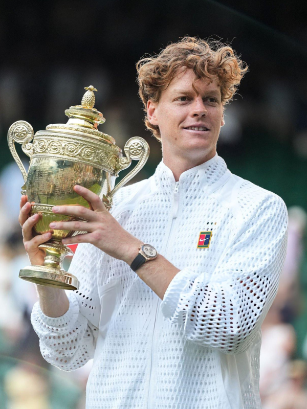 Wimbledon Mens Singles Final Jannik Sinner White Jacket