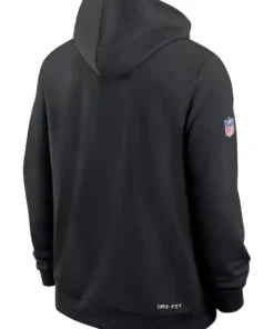 Baltimore Ravens 2026 Black Sideline Standard Issue Pullover Hoodie