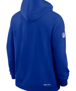 Buffalo Bills 2026 Blue Sideline Standard Issue Pullover Hoodie