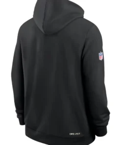 Carolina Panthers 2026 Black Sideline Standard Issue Pullover Hoodie