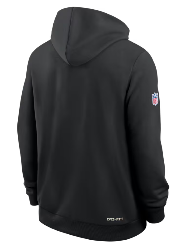 Carolina Panthers 2026 Black Sideline Standard Issue Pullover Hoodie