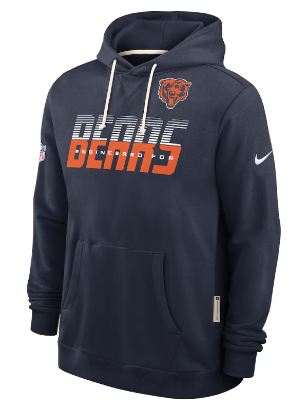 Chicago Bears 2026 Navy Sideline Standard Issue Hoodie