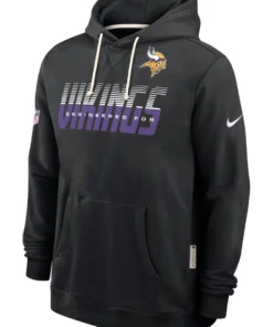 Minnesota Vikings 2026 Black Sideline Standard Issue Hoodie