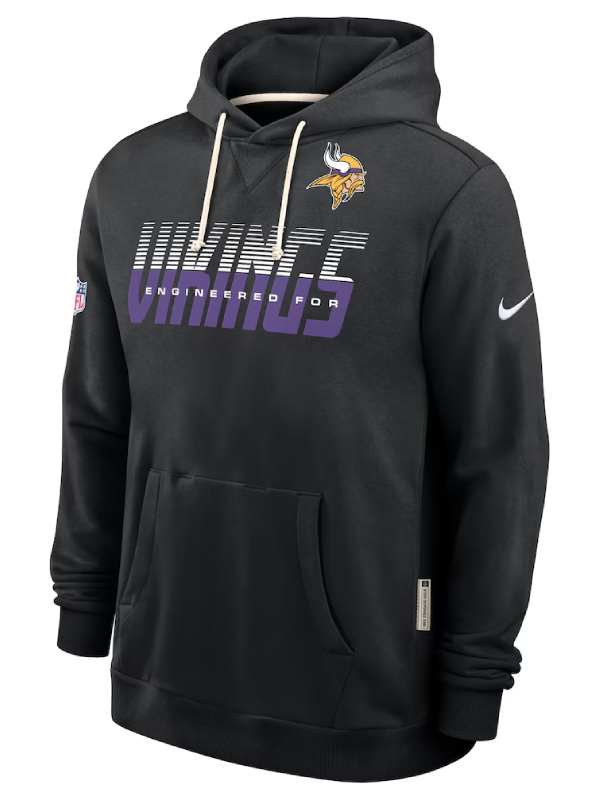 Minnesota Vikings 2026 Black Sideline Standard Issue Hoodie