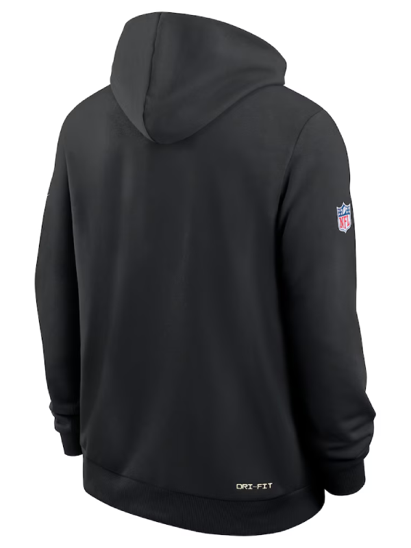 Minnesota Vikings 2026 Black Sideline Standard Issue Pullover Hoodie