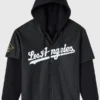 OVO x MLB 2026 Los Angeles Dodgers Black Jersey Hoodie