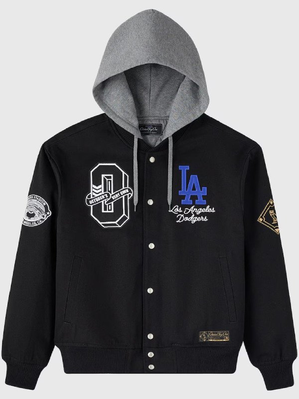 OVO x MLB 2026 Los Angeles Dodgers Bomber Jacket