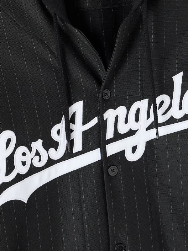 OVO x MLB Los Angeles Dodgers 2026 Black Jersey Hoodie