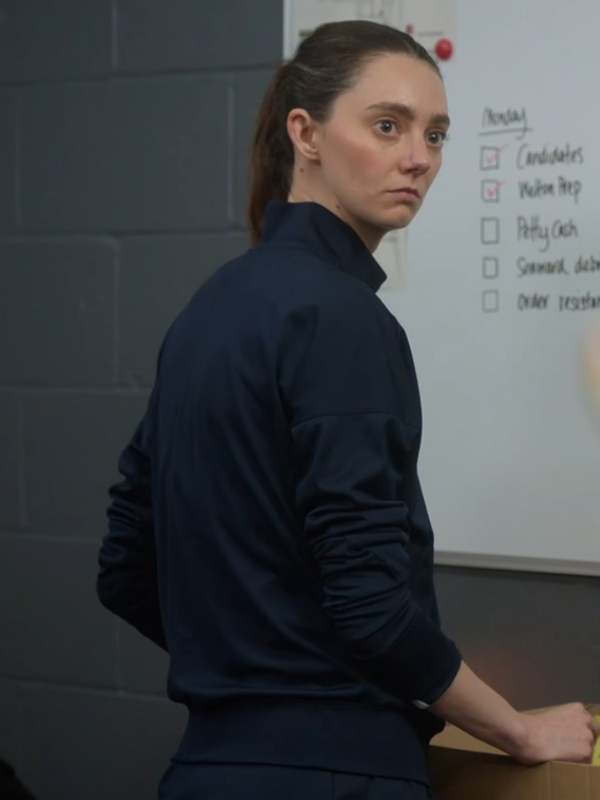 Tanya Reynolds Ted Lasso S04 Navy Blue Jacket