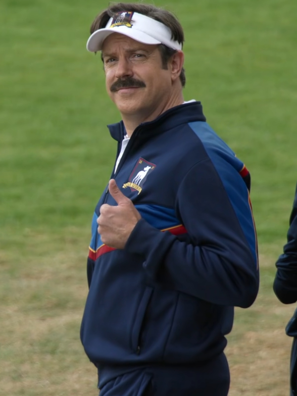Ted Lasso S04 Jason Sudeikis Blue Tracksuit