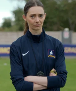 Ted Lasso S04 Tanya Reynolds Navy Blue Jacket