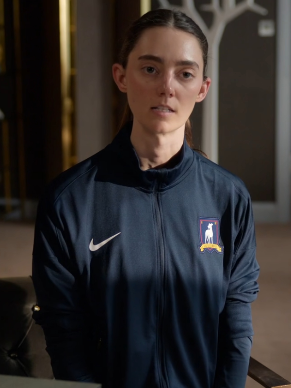 Ted Lasso Season 4 Tanya Reynolds Navy Blue Track Jacket