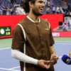 2026 US Open Carlos Alcaraz Brown T-Shirt