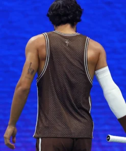 2026 US Open Carlos Alcaraz Brown Tank Top