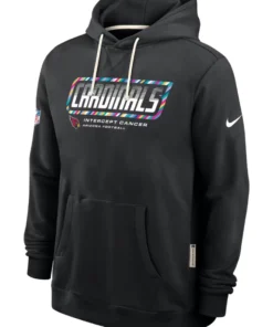 Arizona Cardinals Black 2026 Crucial Catch Hoodie