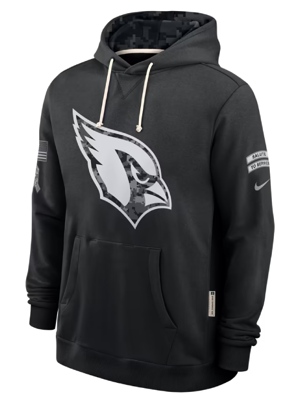 Arizona Cardinals Black 2026 Salute To Service Hoodie