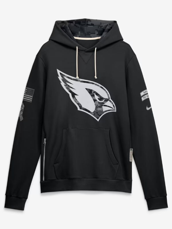 Arizona Cardinals Black Salute To Service 2026 Hoodie