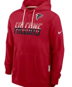 Atlanta Falcons 2026 Red Sideline Standard Issue Hoodie