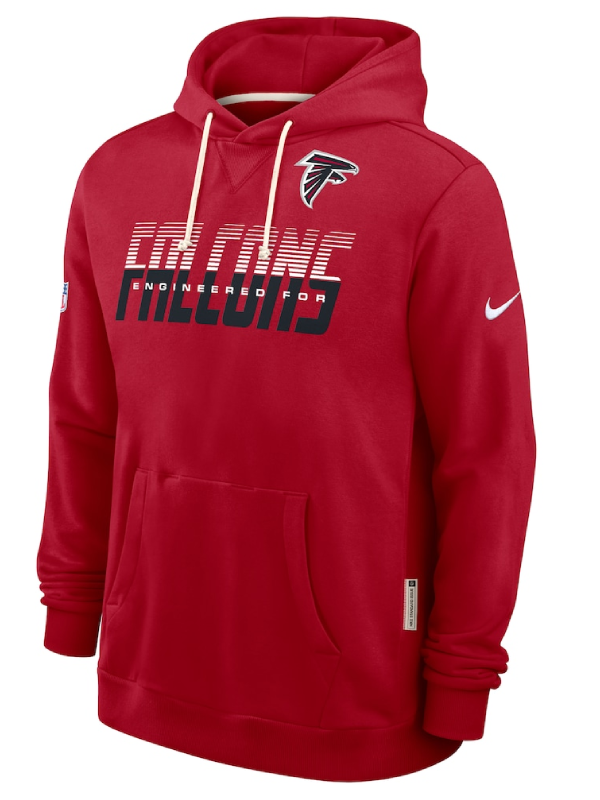 Atlanta Falcons 2026 Red Sideline Standard Issue Hoodie