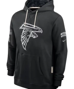 Atlanta Falcons Black 2026 Salute To Service Hoodie