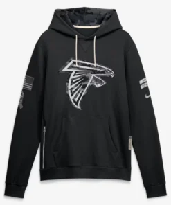 Atlanta Falcons Black Salute To Service 2026 Hoodie