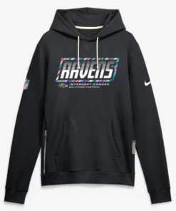 Baltimore Raven Black Crucial Catch 2026 Hoodie