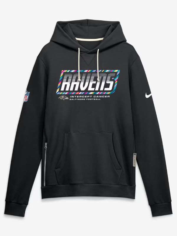 Baltimore Raven Black Crucial Catch 2026 Hoodie