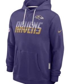 Baltimore Ravens 2026 Purple Sideline Standard Issue Hoodie