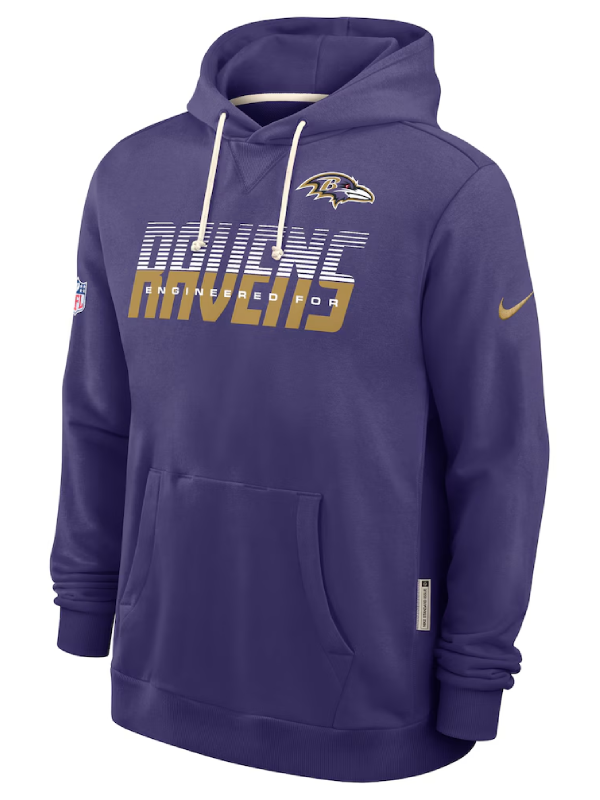 Baltimore Ravens 2026 Purple Sideline Standard Issue Hoodie