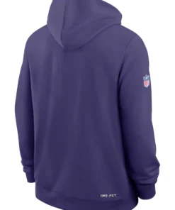 Baltimore Ravens 2026 Purple Sideline Standard Issue Pullover Hoodie