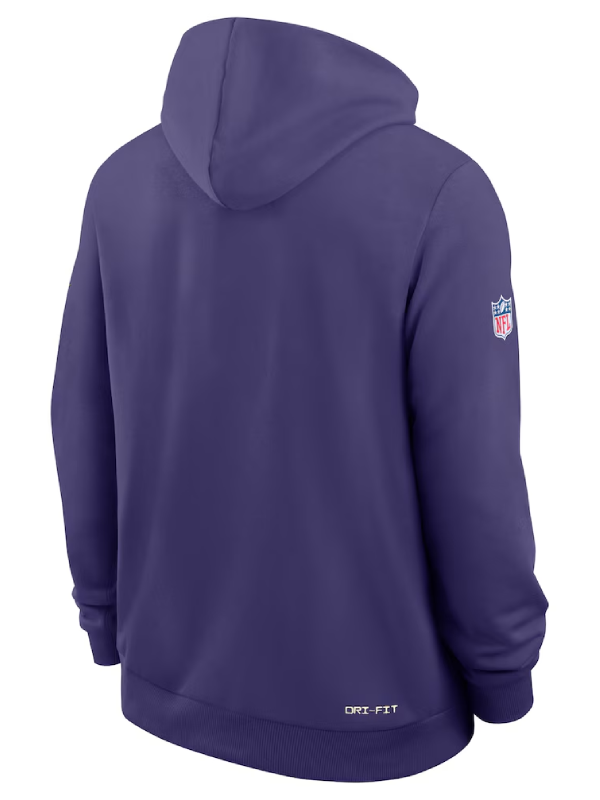 Baltimore Ravens 2026 Purple Sideline Standard Issue Pullover Hoodie