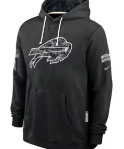 Buffalo Bills Black 2026 Salute To Service Hoodie