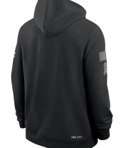 Buffalo Bills Black 2026 Salute To Service Sideline Hoodie