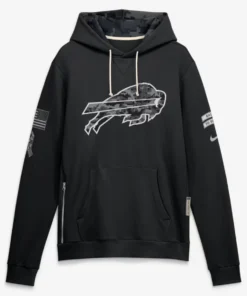 Buffalo Bills Black Salute To Service 2026 Hoodie